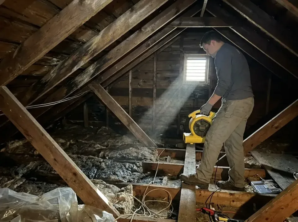 attic-water-damage-drying-proc-007 — frequently asked questions, Emergency Water Extraction & 24/7 Flood Response in Holiday…